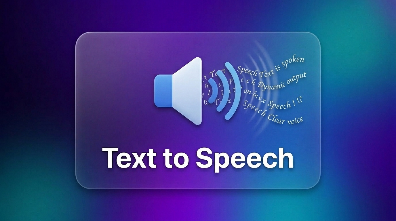 Fiddyscript tool card: Text to Speech