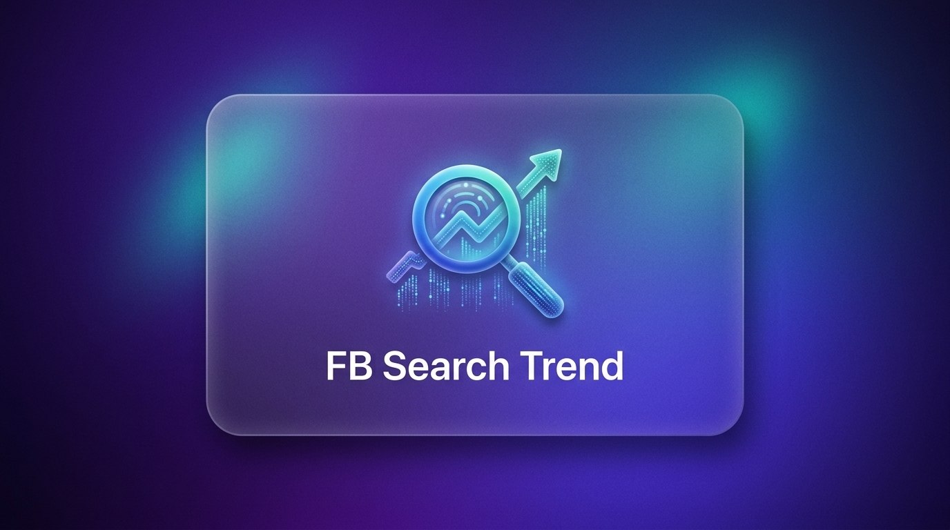 Fiddyscript tool card: FB Search Trend
