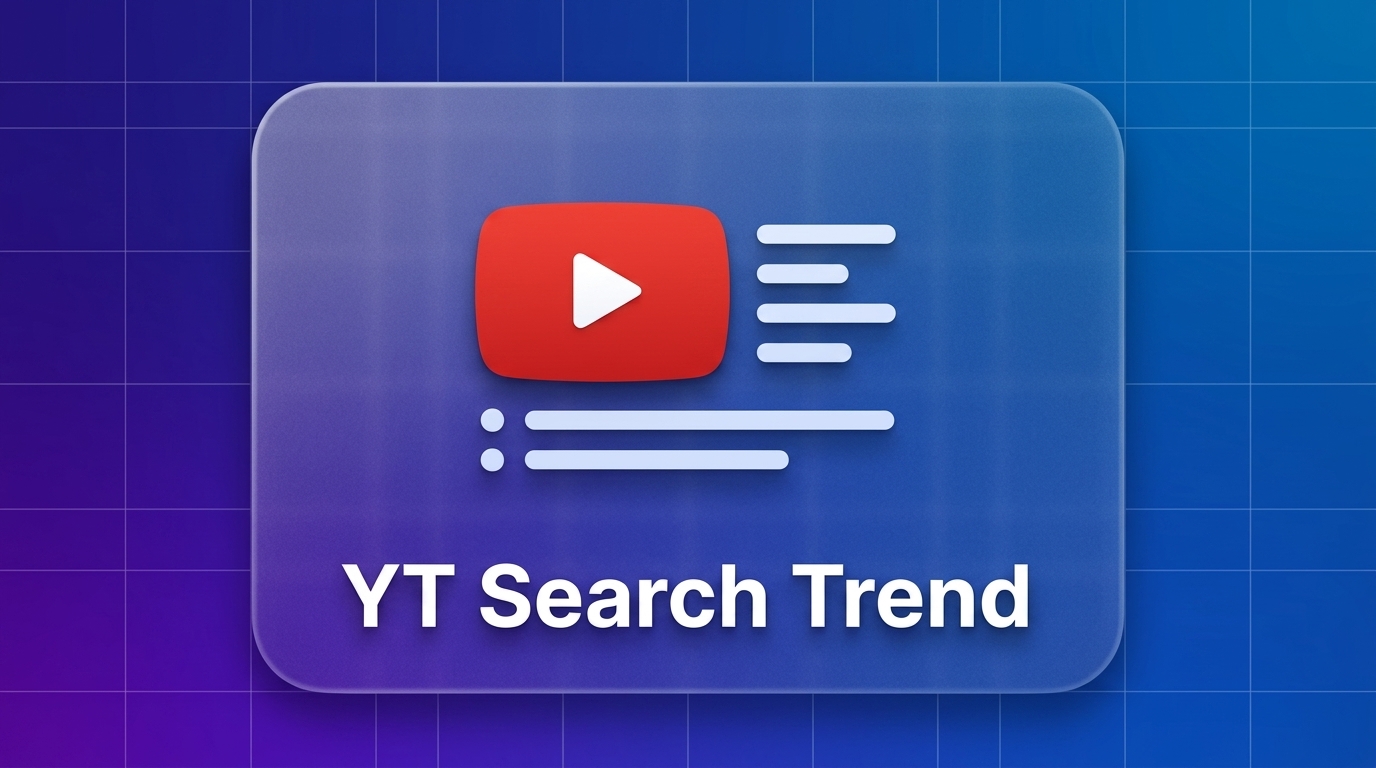 Fiddyscript tool card: YT Search Trend
